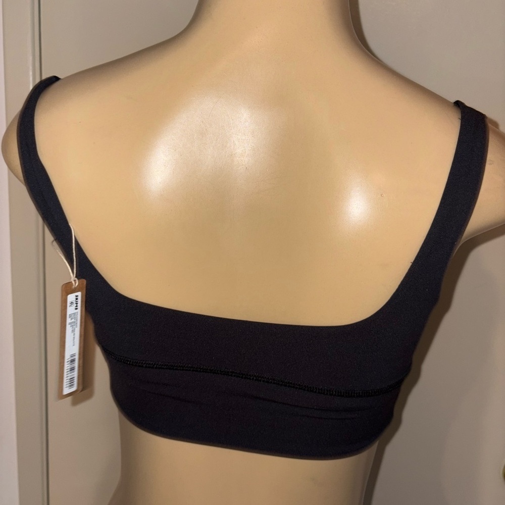 Skims SQUARE NECK LONGLINE BRALETTE ONYX S New - Picture 3 of 4